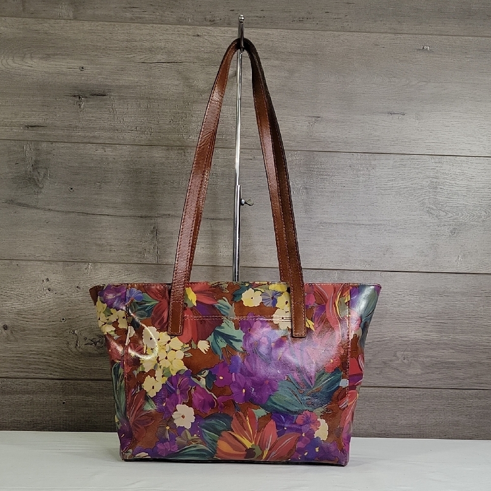 Patricia Nash Floral Leather Tote Bag